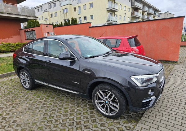 BMW X4 cena 127000 przebieg: 126500, rok produkcji 2017 z Luboń małe 67